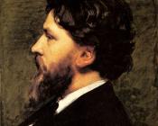 A Portrait Of Philippe Burty - 卡罗勒斯·杜兰